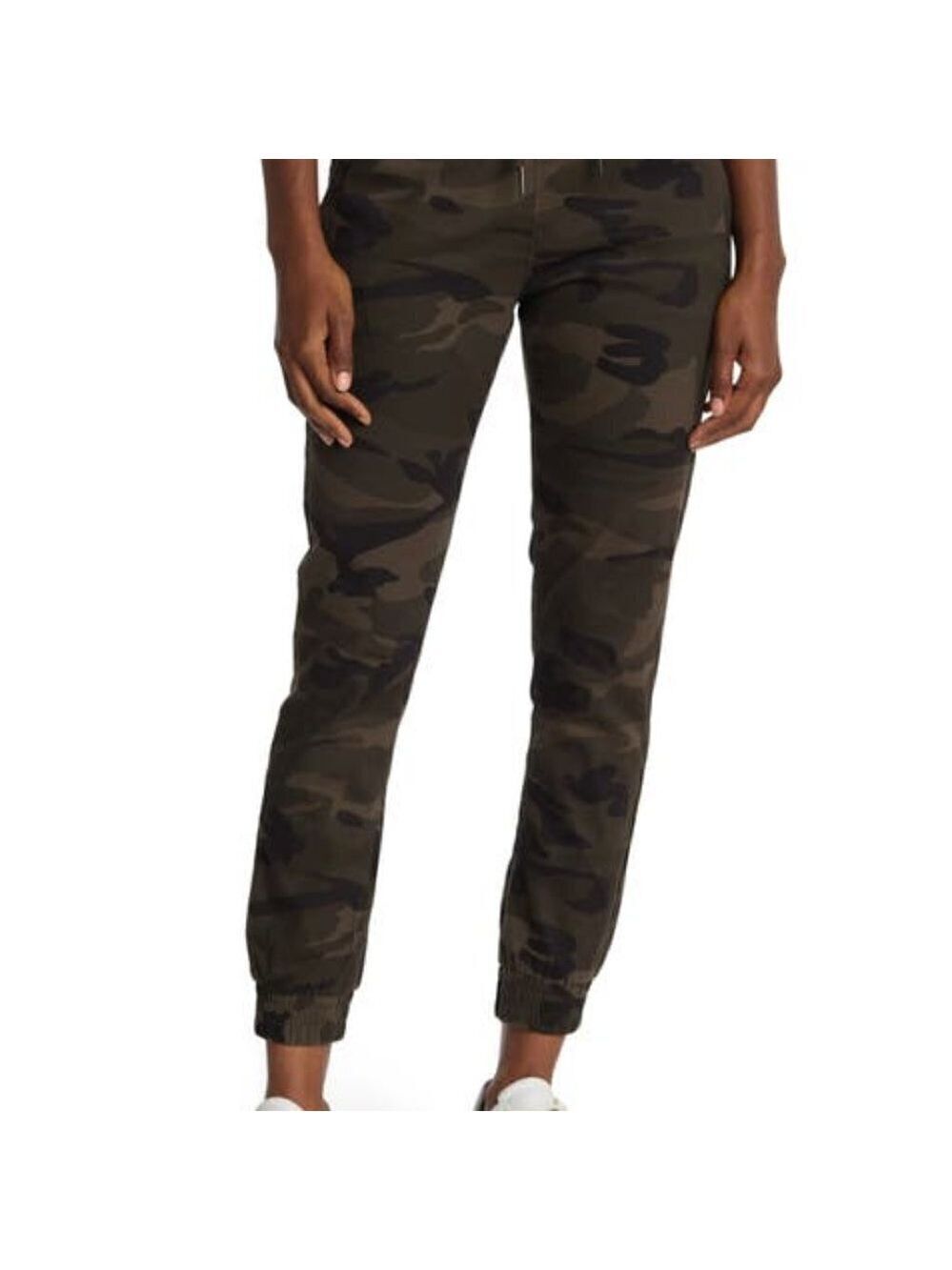 𝅺RDI Bnwot Waffle Joggers New Stretch Drawstring Green Camo Pant
